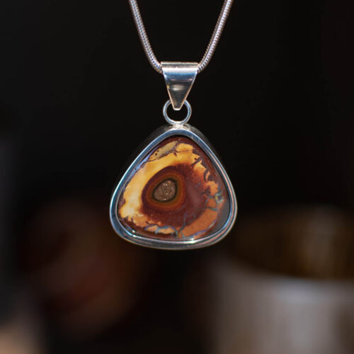 Yowah Boulder Opal Pendant - 30.2 Carat - Front