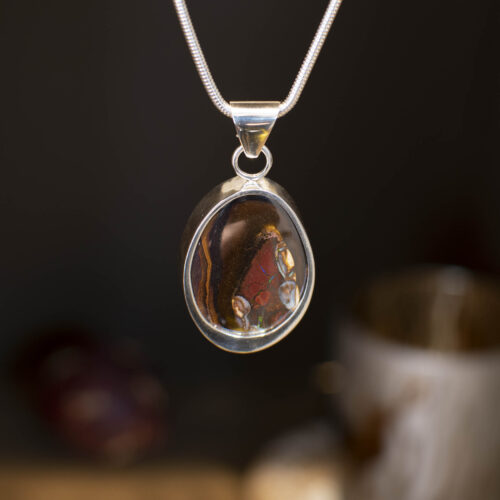 Yowah Boulder Opal Pendant - 33.35 Carat - Front