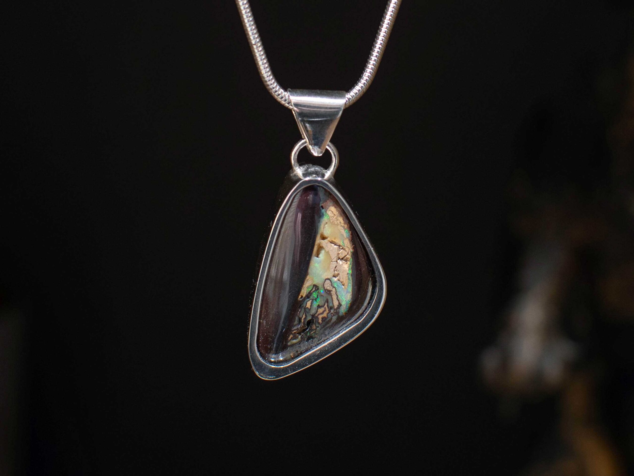 Yowah Boulder Opal Pendant – 19.05 Carat