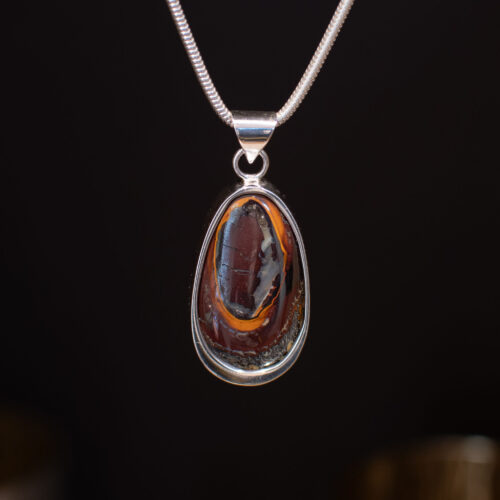 Sterling Silver Australian Boulder Opal Pendant Sterling Silver Australian Boulder Opal Pendant