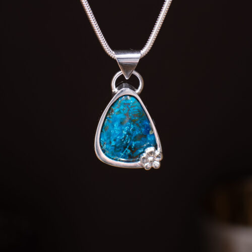 Bright Blue Chrysocolla Pendant Bright Blue Chrysocolla Pendant