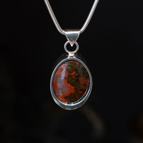 WBR-91-01-Product-Image-Etsy-Front Moroccan Agate Oval Pendant - front